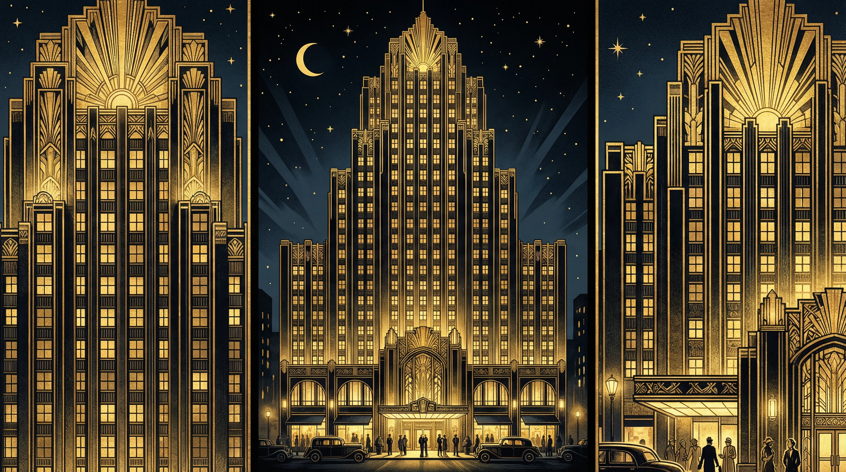 Art Deco风格建筑 - 体现 乐游棋牌leg 网站的奢华美学